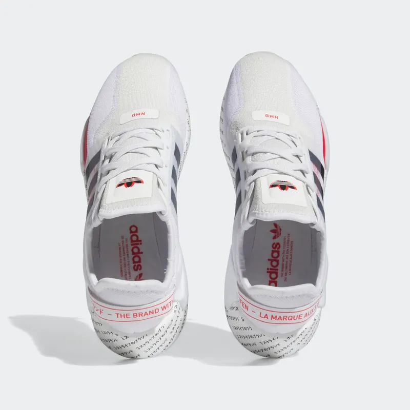 adidas NMD R1.V2 Cloud White Core Black Red (ID2853)