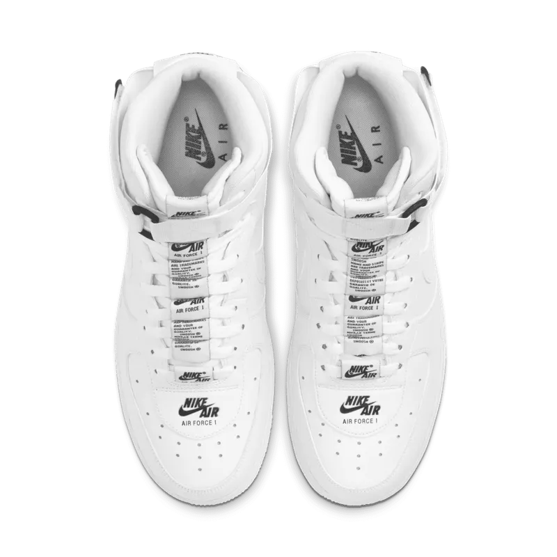 Nike Air Force 1 High Dual Air White Black White/Black-White (CJ1385-100)