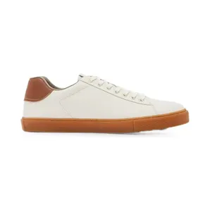 AllSaints met logo-reliëf en gum zool “White” (M036FE)