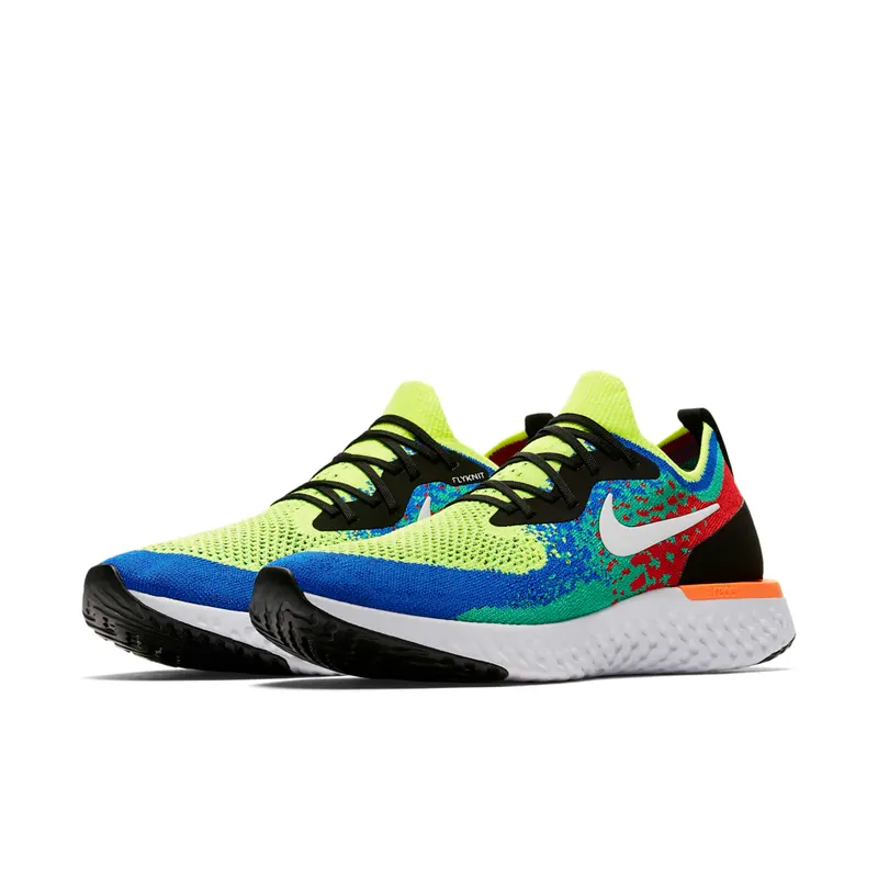 Nike Epic React Flyknit Belgium Volt/White-Racer Blue-Clear Emerald (AT0054-700)