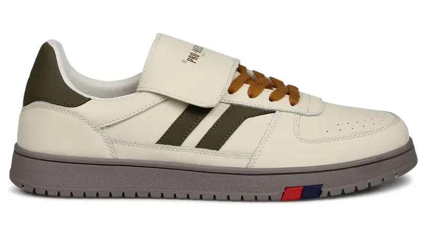 Keds Sneakers aus Leder – Nude (FIELDM018MCREMAOLIVA)