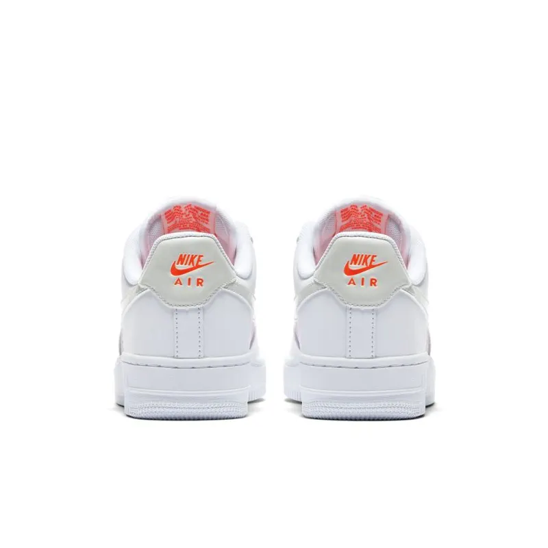 Nike Air Force 1 ’07 SE Premium ‘White Pink Foam’ White/Pink Foam/Total Orange (CZ0369-100)