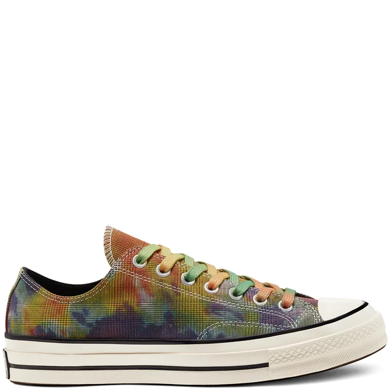 Converse Chuck Taylor All-Star 70s Ox Tie Dye Plaid Sundress/Blue Iris-Sail Blue (168879C)