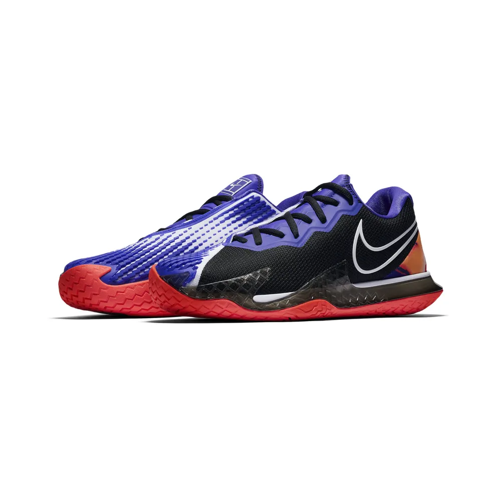 NikeCourt Air Zoom Vapor Cage 4 Hardcourt “Black / Laser Crimson / Persian Violet / White” (CD0424-003)