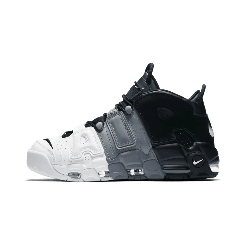 Nike Air More Uptempo Tri-Color Black/Black-Cool Grey-White (921948-002)