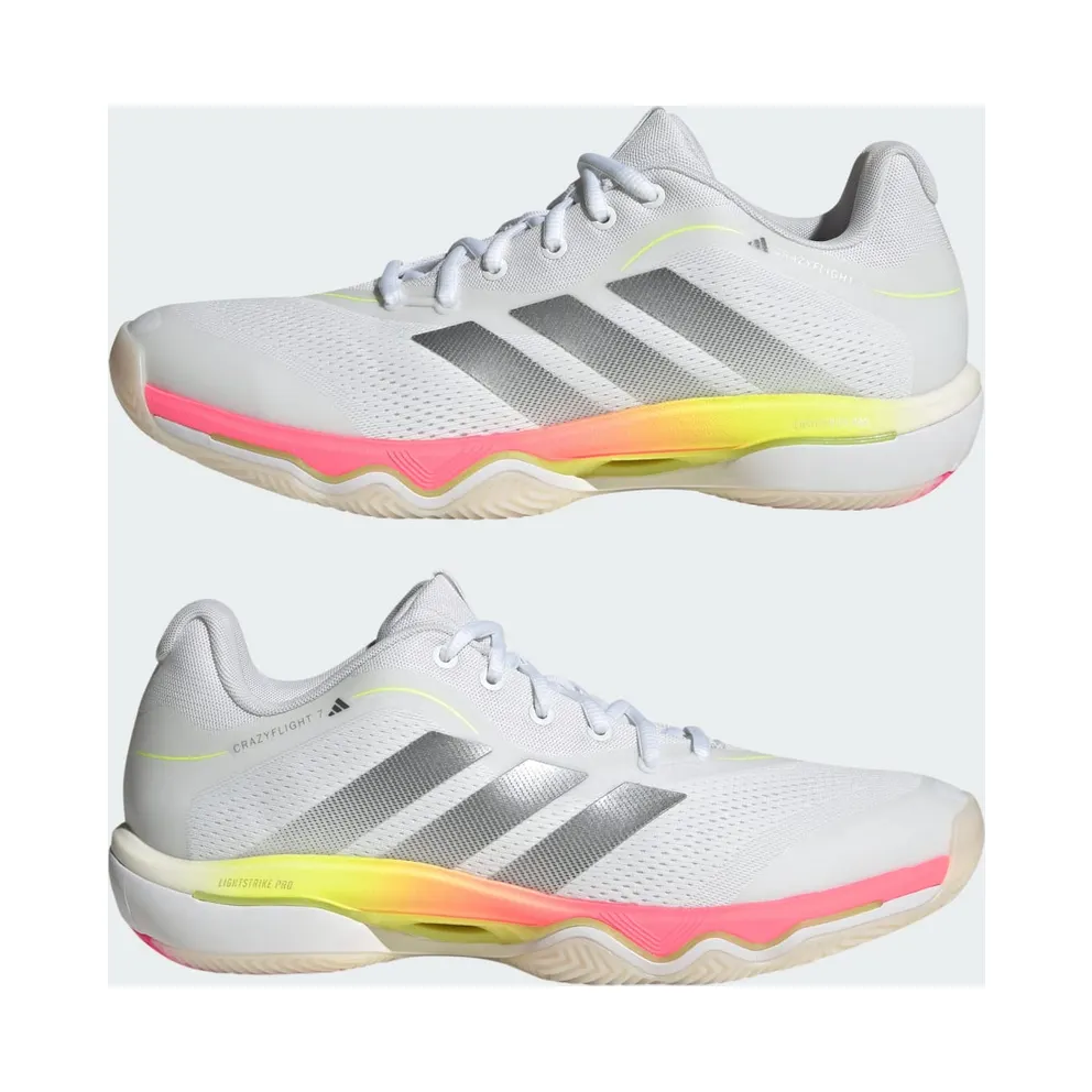 Adidas CRAZYFLIGHT 7 Cloud White / Iron Metallic / Solar Turbo (IH7270)