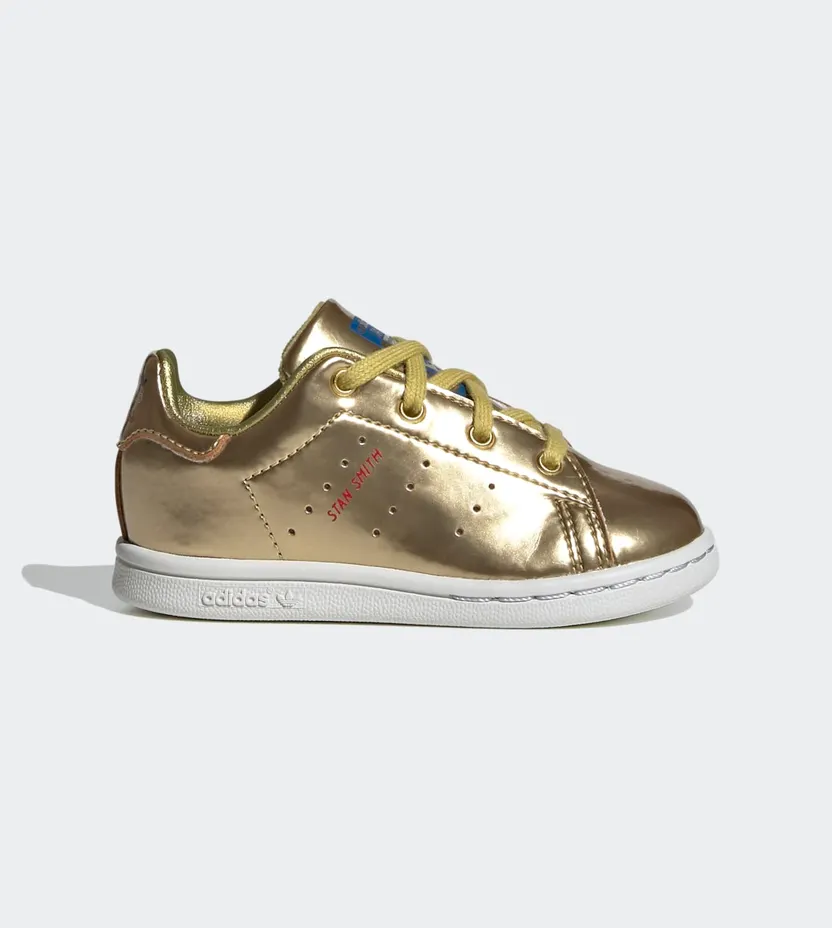adidas STAN SMITH I Gold Metallic / Gold Metallic / Crystal White (FW8082)