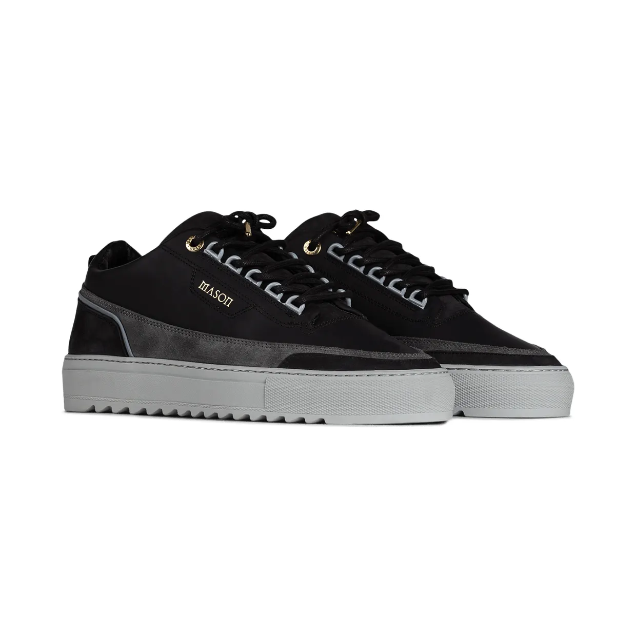 Mason Garments Firenze Gomma/Suede/Nubuck/Reflective Black/Asfalto/Cement (FW20-28D)