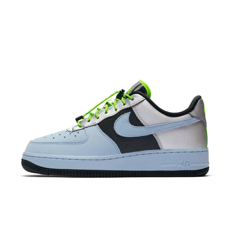 Nike Air Force 1 Low Toggle Celestine Blue (W) Celestine Blue/Black-Electric Green-Metallic Silver (CN0176-400)