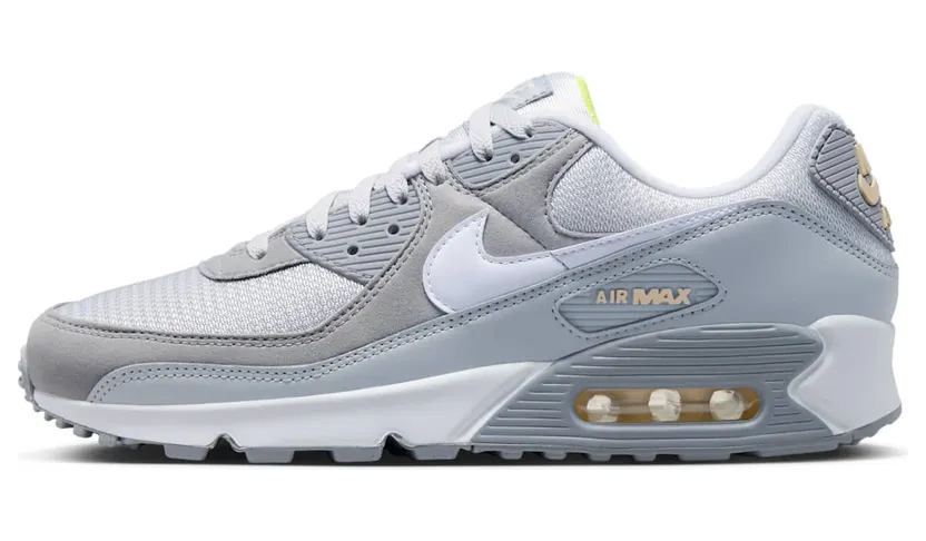 Nike Air Max 90 Next Nature Greyscale “Light Smoke Grey / Photon Dust / Pale Vanilla / White” (FJ4824-001)