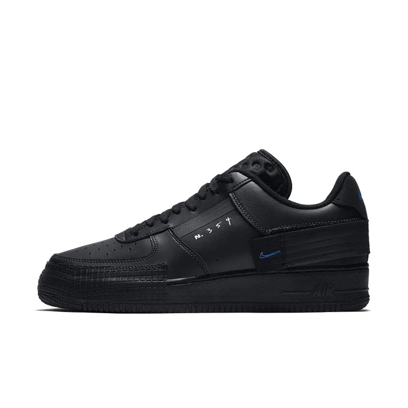 Nike Air Force AF 1 Low Type Triple Black (2019) (AT7859-001)