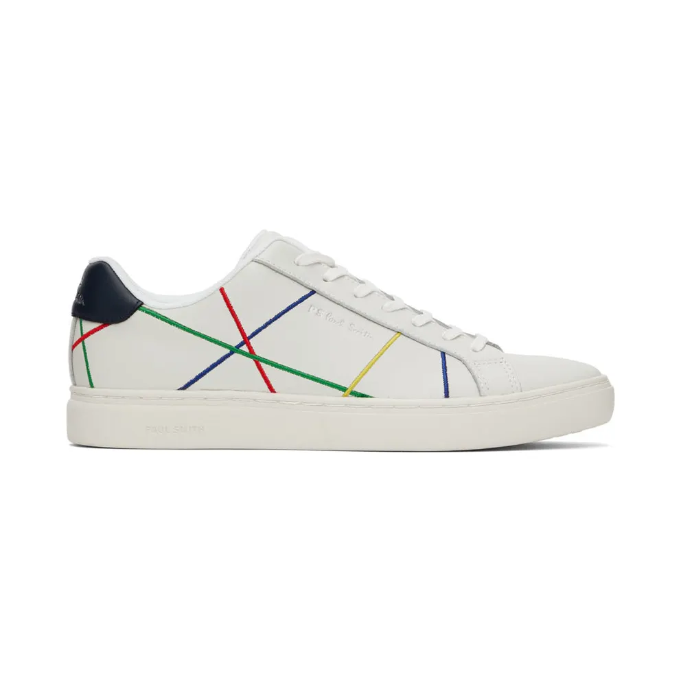 PS by Paul Smith White Abstract Rex Sneakers (M2S-REX35-FLEA)
