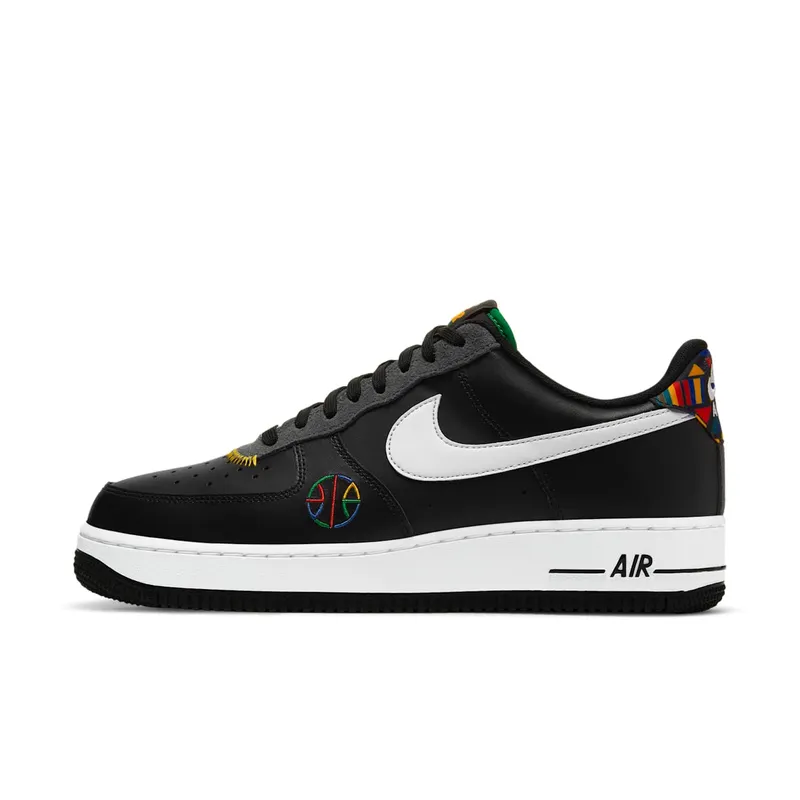 Nike Air Force 1 Low Live Together, Play Together (Peace) Black/White-Dark Grey-University Gold (DC1483-001)