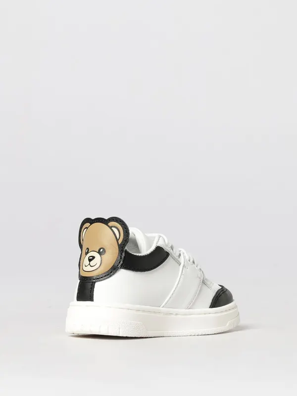 Moschino Teddy Leather Sneakers White (8297502) (2)