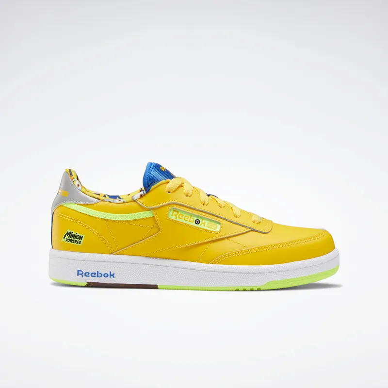 Reebok Minion Club C 85 Primal Yellow / Humble Blue / Silver Metallic (FX3352)