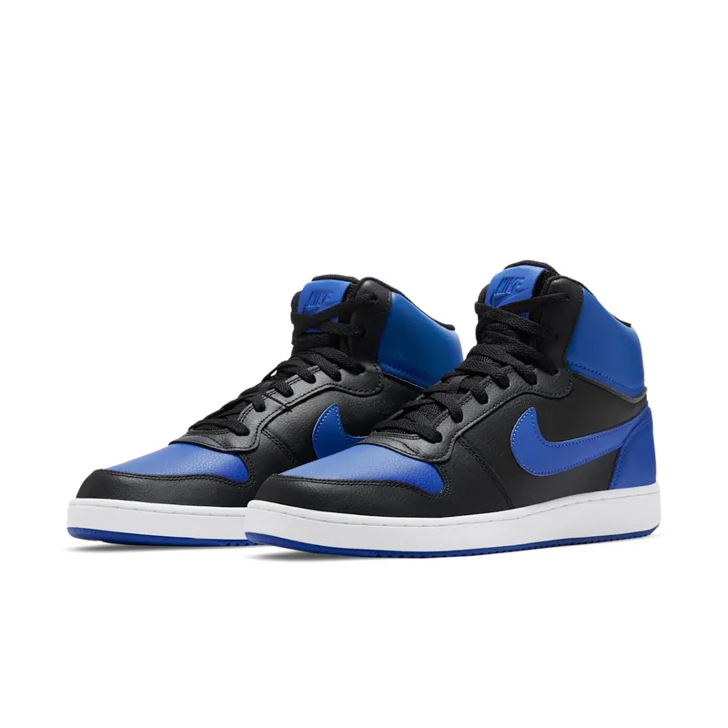 Nike Ebernon Mid Black Game Royal (AQ1773-001)