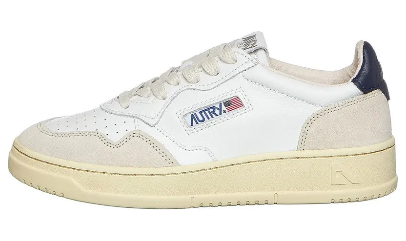 Autry Medalist Low White / Blue (AULWLS28)