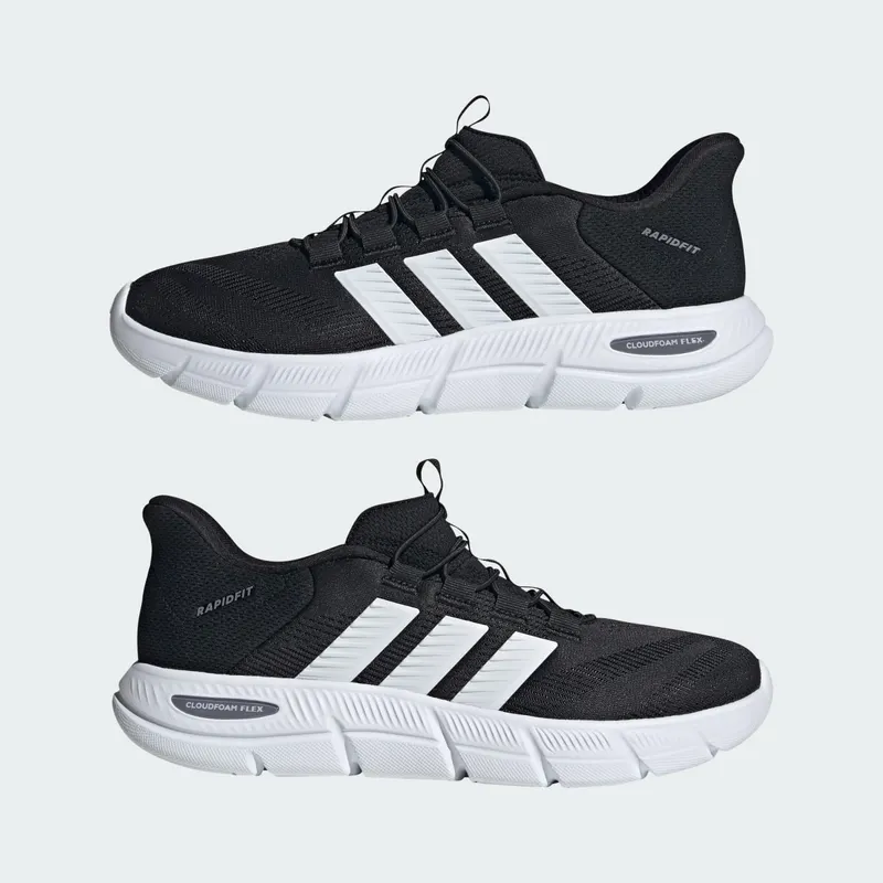 Adidas CLOUDFOAM FLEX RAPIDFIT-Shoes Core Black / Cloud White / Grey Three (HP6994)
