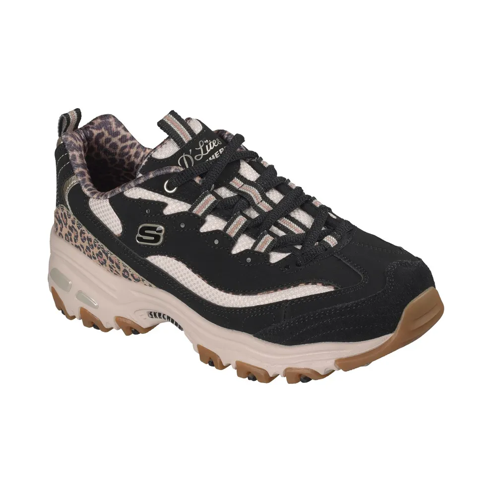 Skechers D’Lites “Wild Charm Sneaker Black” (150877BLK)