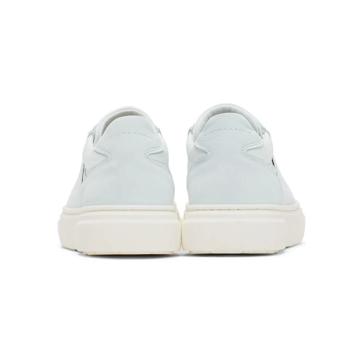 MM6 Maison Margiela Kids Off-White & Grey Elastic Logo Sneakers (70341) (2)
