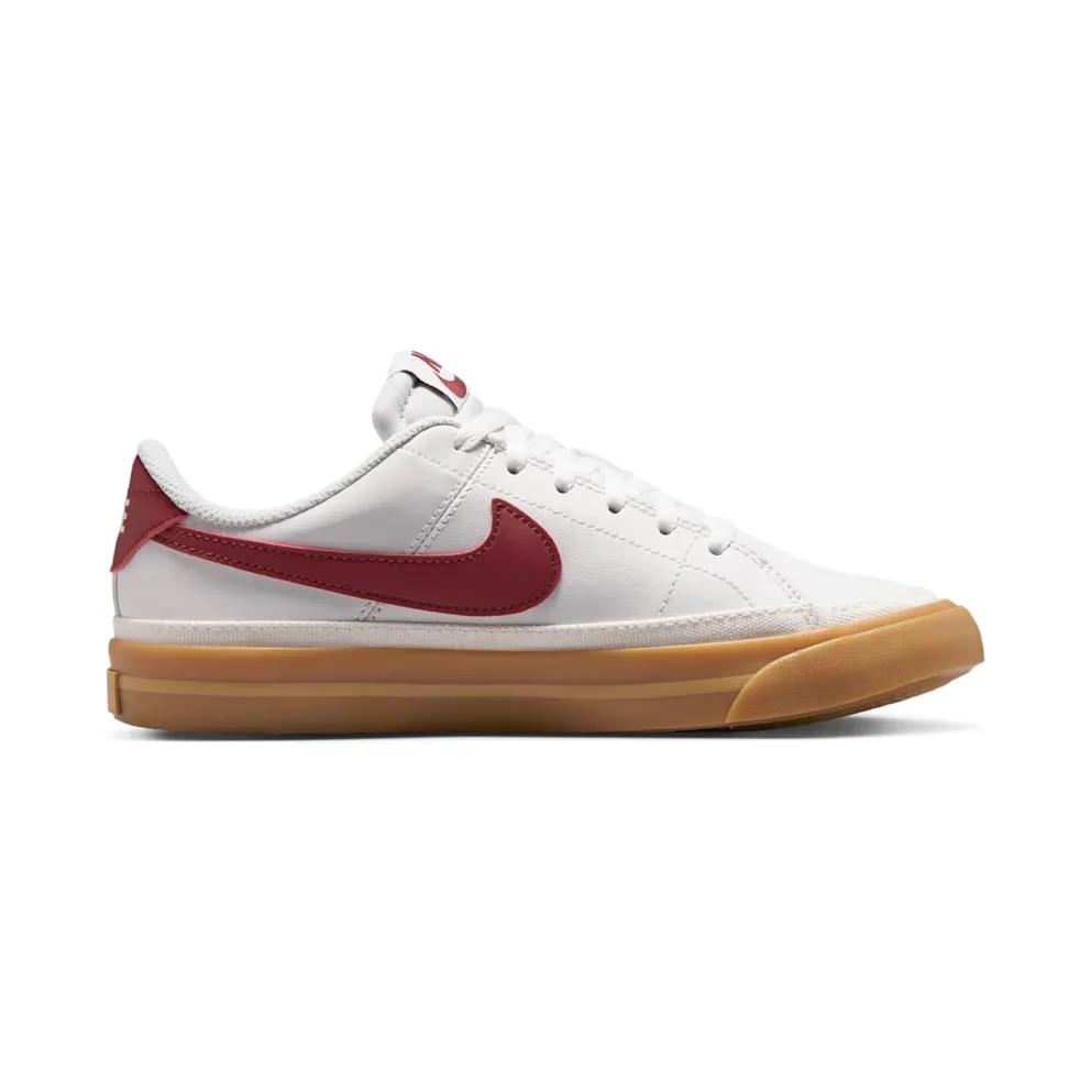 Nike Court Legacy White Gum Yellow Team Red (DA5380-132)