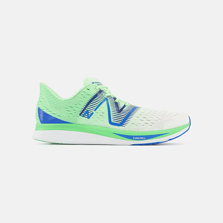 New Balance FuelCell SuperComp Pacer LE White Green Blue (MFCRRLW)