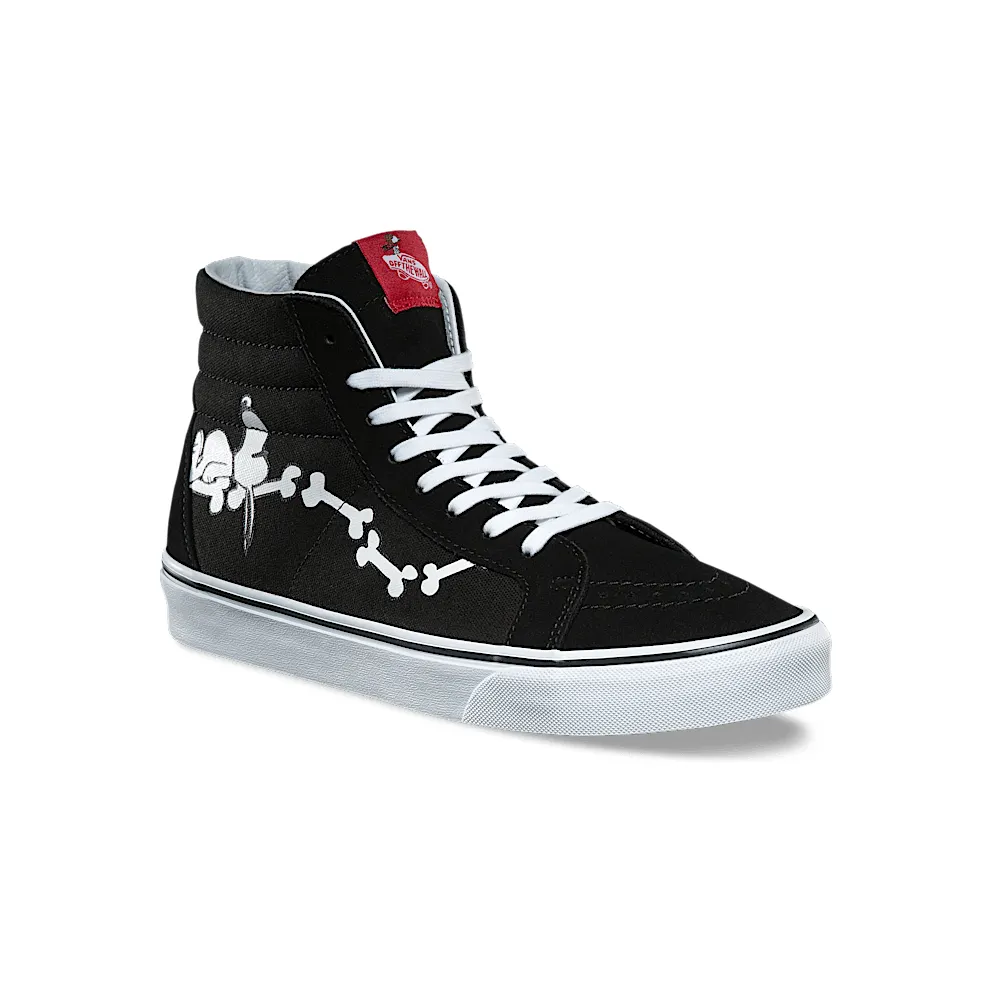 Vans Sk8-Hi Re-Issue Peanuts Snoopy Bones (2017) Snoopy Bones/Black (VN0A2XSBOHL)