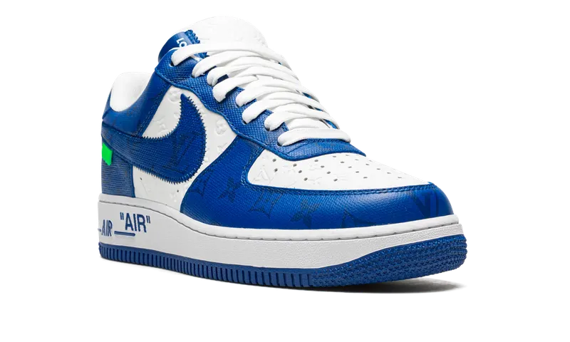 Nike Louis Vuitton Air Force 1 Low “Virgil Abloh – White/Blue” (1A9VAO)
