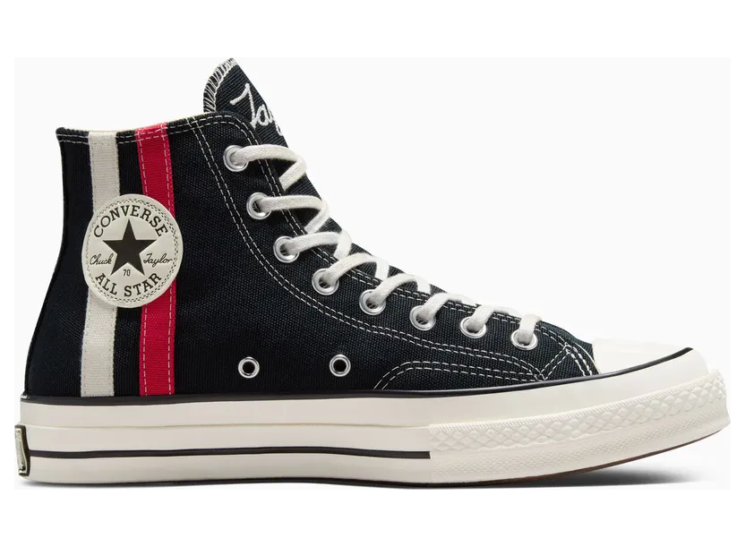 Converse Chuck 70 Archival Stripes Black/Red/Vintage White (A07441C)