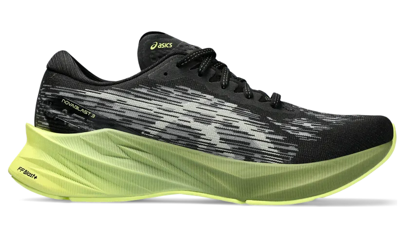 Asics Novablast 3 Black/Dried Leaf Green (1011B458.005)