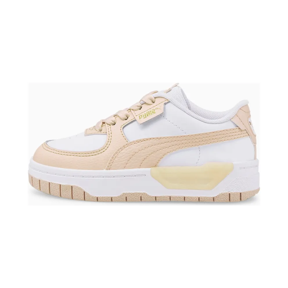 PUMA Cali Dream Lth Kids’ White/Shifting Sand (385675-01)