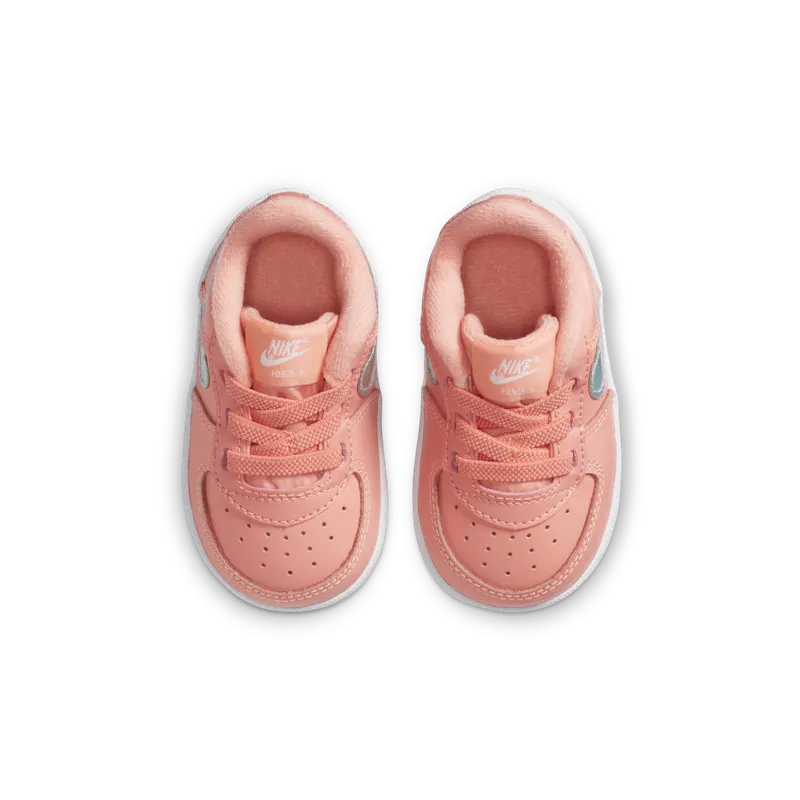 Nike Force 1 Cot Baby Bootie Pink (CK2201-600)