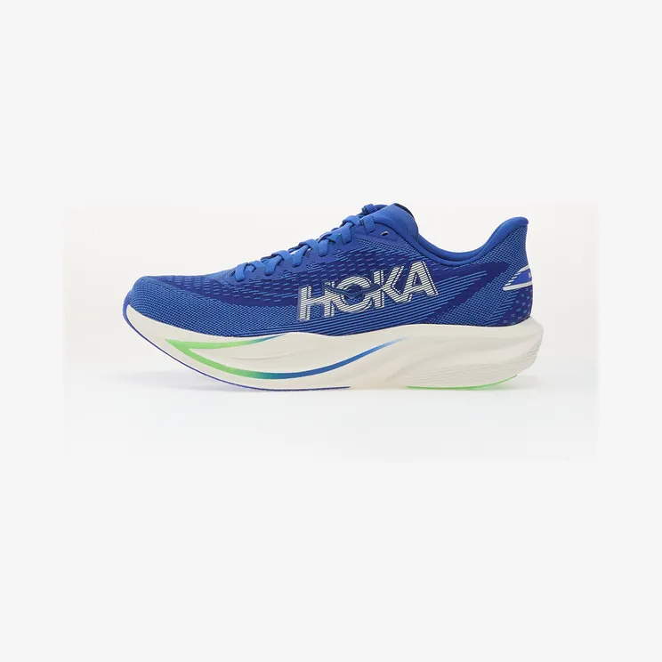 Hoka One Mach 7 Cobalt Blue Neon Green