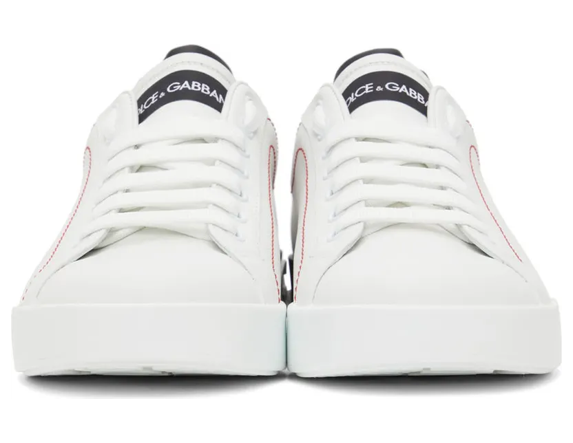 Dolce & Gabbana White & Red Portofino Sneakers (CS1760 AH526) (2)