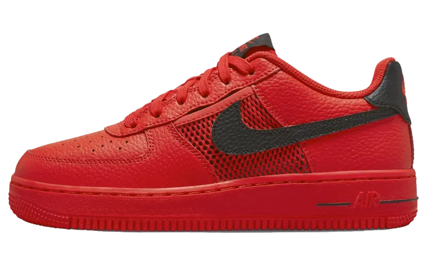 Nike Air Force 1 Low Mesh Pocket Habanero Red (GS) (DH9596-600)