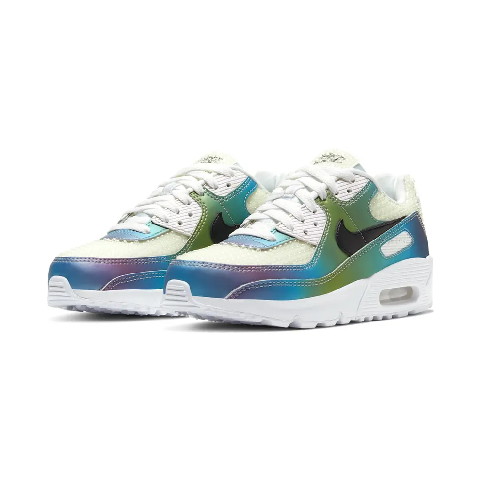 Nike Air Max 90 Bubble Pack White (GS) Summit White/Black-Multi-Color-White (CT9631-100)