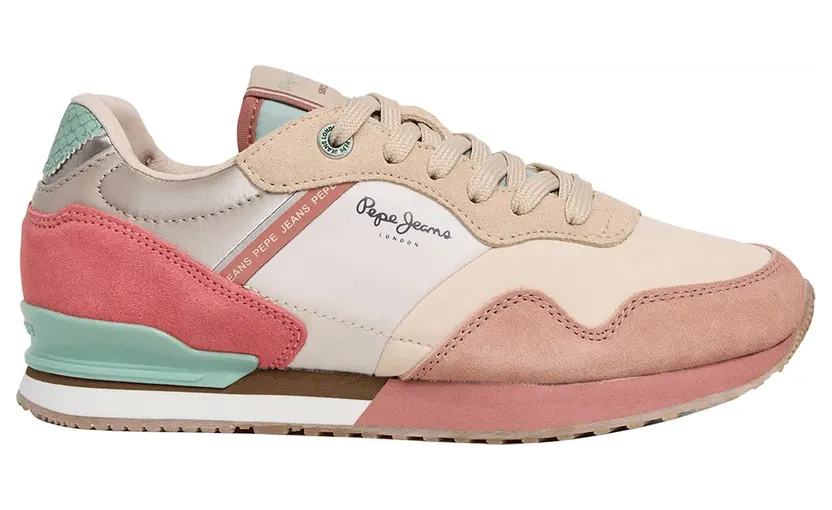Pepe Jeans PèPè sneaker Beige / Jade groen / Magenta / Rosé (PLS400024-115)
