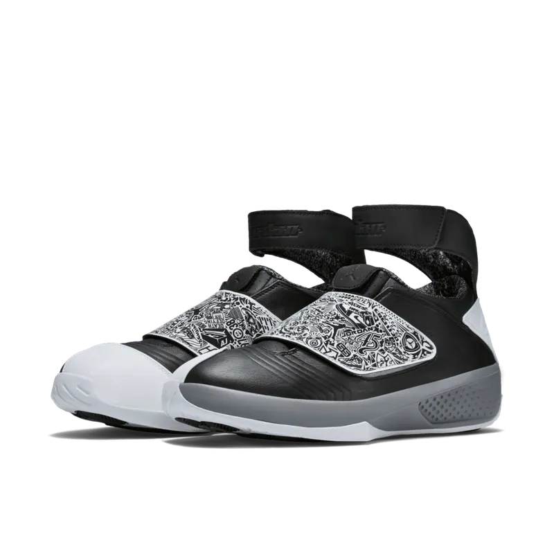 Jordan 20 Retro Playoff Black/White-Cool Grey (310455-003)