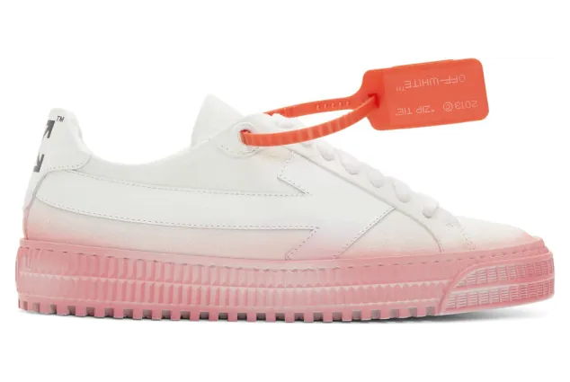 Off-White White and Pink Degrade Arrows Sneakers (OWIA145R207841120128)