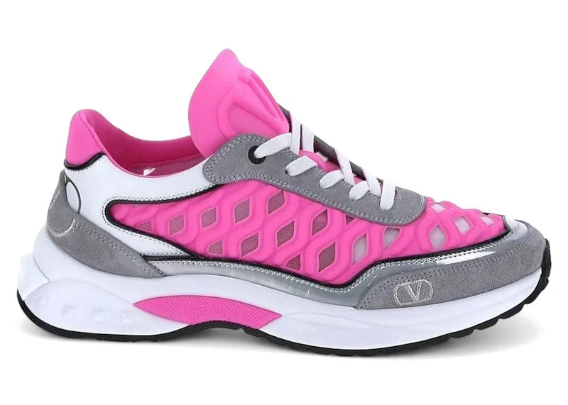 Valentino Garavani Ready Go Runner Grey Bright Pink (XW2S0EA5 DWA S14)
