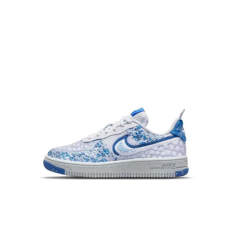 Nike Force 1 Crater Flyknit Younger Kids’ White (DN4182-100)