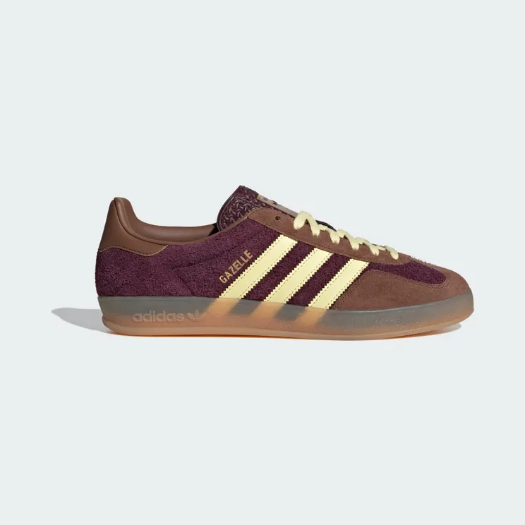 Adidas Gazelle Indoor Maroon / Almost Yellow / Preloved Brown (JI0324)