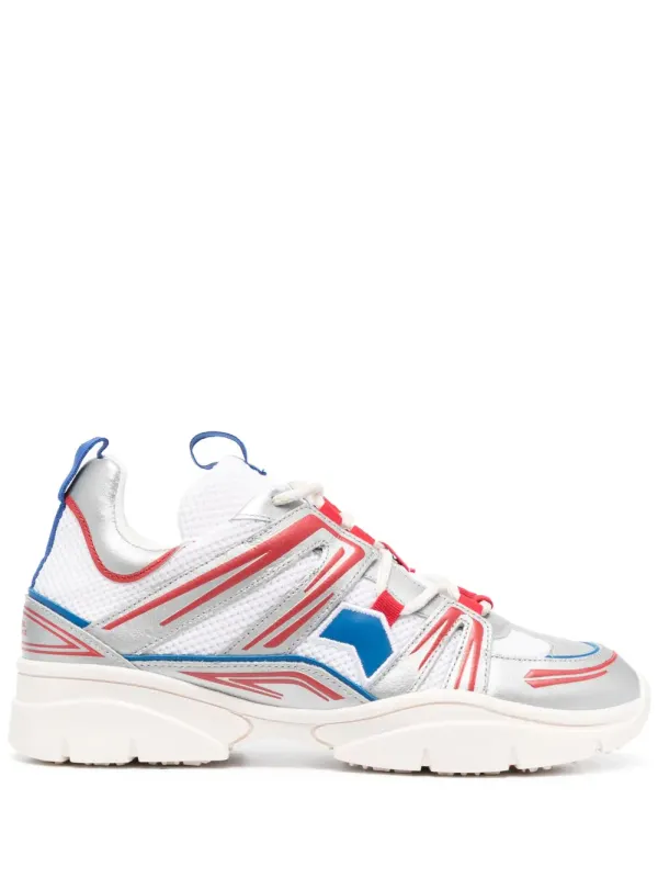 ISABEL MARANT Kindsay sneakers with vlakken – White (BK0016FAA1E80S)
