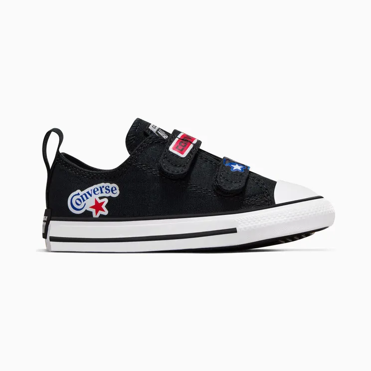 Converse Chuck Taylor All Star Easy On Sticker Stash Black/fever Dream/blue Slushy (A06359C)