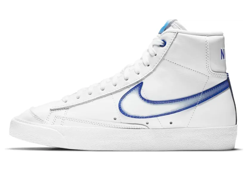 Nike Blazer Mid Airbrush White Royal (DD9685-100)