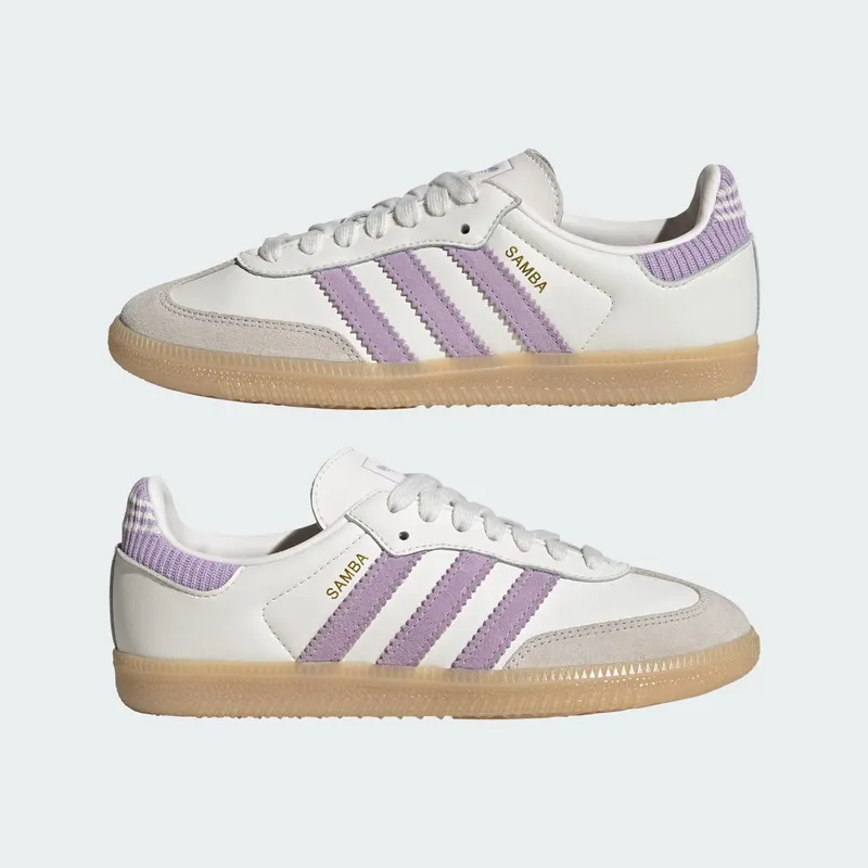 Adidas SAMBA OG Cloud White / Powder Plum / Gum (KI4172)