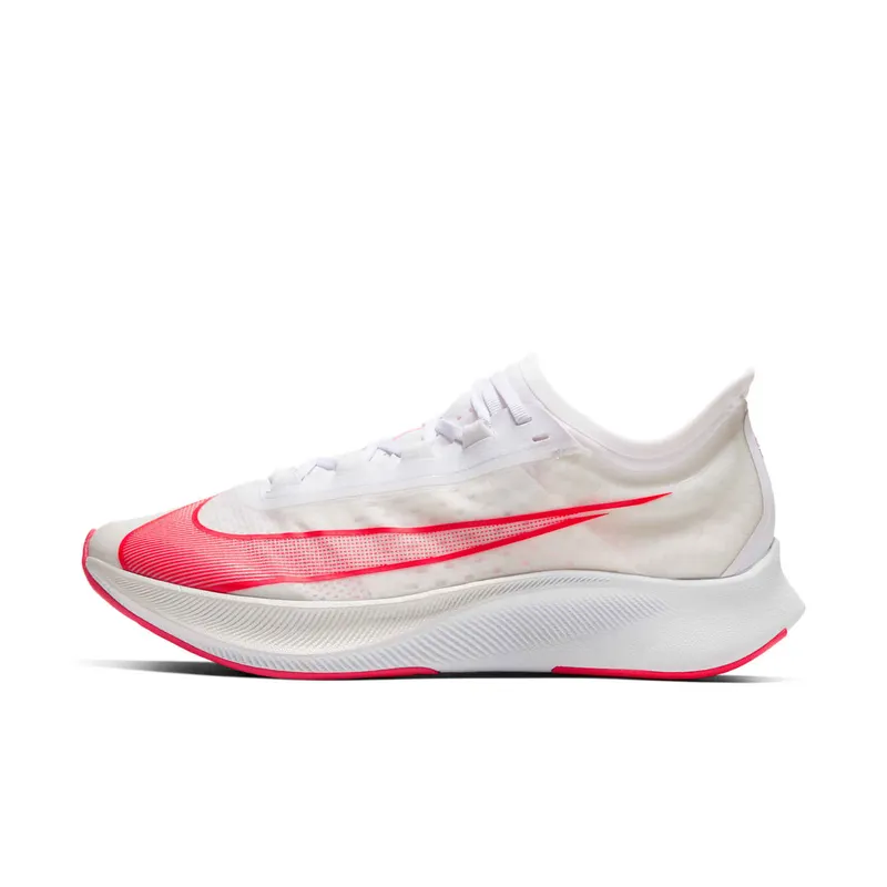 Nike Zoom Fly 3 White Laser Crimson White/Metallic Summit White-Laser Crimson (AT8240-101)