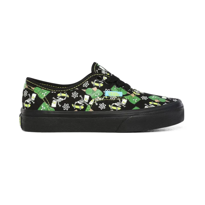 Vans The Simpsons X Vans Glow Bart Authentic Black (VN0A3UIV0GY)
