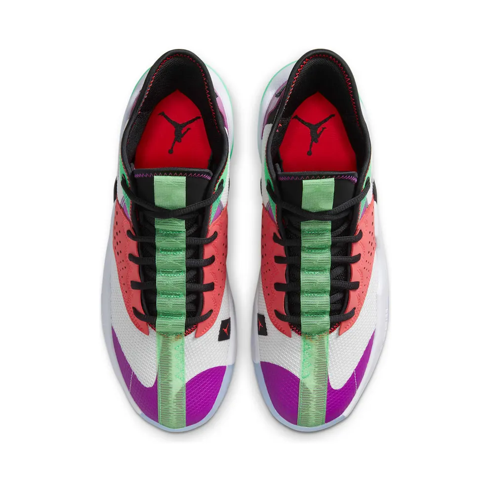 Jordan React Elevation White Multi-Color White/Black-Hyper Violet-Flash Crimson (CK6618-101)