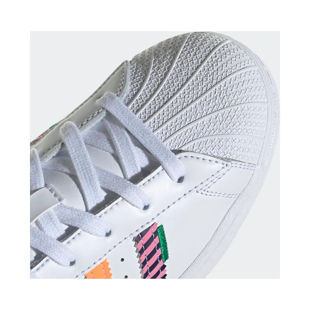 Adidas Superstar Cloud White / Night Sky / Green (GW9783)